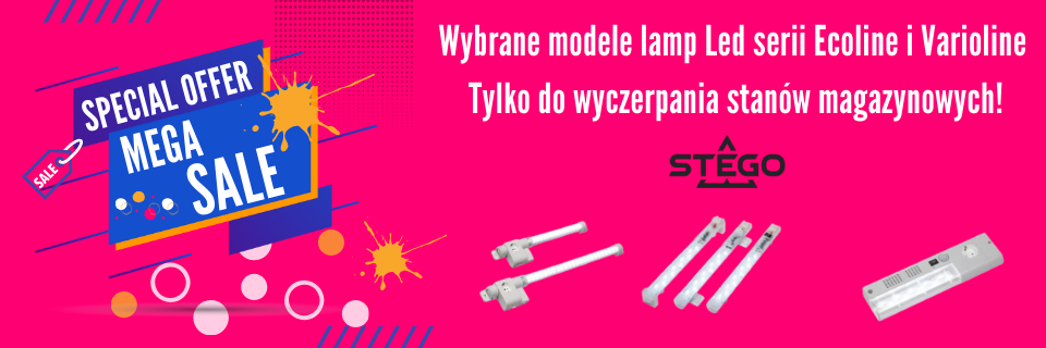 Nowa promocja na wybrane modele Lamp LED firmy Stego.