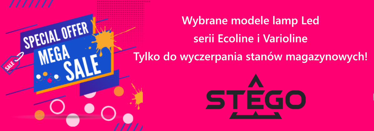 Nowa promocja na wybrane modele Lamp LED firmy Stego