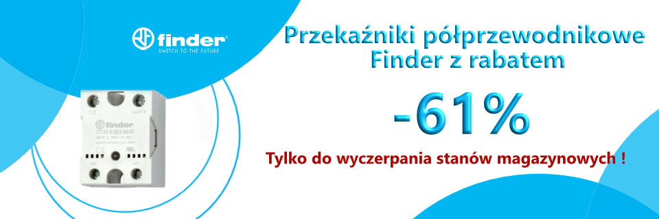 Przekaźniki półprzewodnikowe Finder Przekaźniki półprzewodnikowe Finder