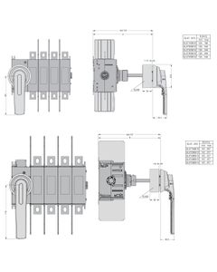 Trzpień GLX7150S10, L-150mm do wersji ze sprzęgłem, do pokręteł GLX61, GLX61B i GLX61CB