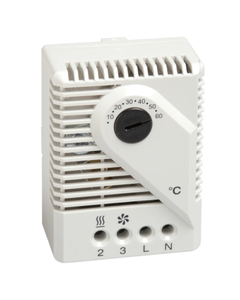 Termostat do ogrzewania i chłodzenia ze sprzężeniem FZK 011, -20 do +30°C, 1NO/1NC, 230V AC, IP20