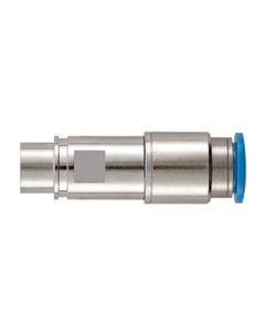 Han-Modular, kontakt pneumatyczny OD 10, żeński, z odcięciem, średnica zewn. rurki 10 mm, mosiądz