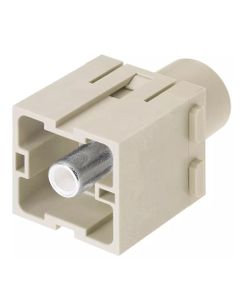 Han-Modular, moduł Han 200A, męski, 1-pin, 200A 1000V, zaciski osiowe śrubowe, 40-70 mm2  (Han 1 Mod-m-ax 200A 40-70qmm)...