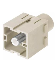 Han-Modular, moduł Han 200A, męski, 1-pin, 200A 1000V, zaciski osiowe śrubowe, 25-40 mm2  (Han 1 Mod-m-ax 200A 25-40qmm)...