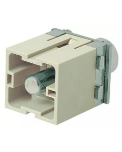 Han-Modular, moduł Han 200A PE, męski, 1 x PE, 200A, zaciski osiowe śrubowe, 40-70 mm2  (Han 1 Mod-m-ax-PE 200A 40-70qmm...