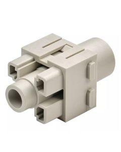 Han-Modular, moduł Han 200A, żeński, 1-pin, 200A 1000V, zaciski osiowe śrubowe, 40-70 mm2  (Han 1 Mod-f-ax 200A 40-70qmm...