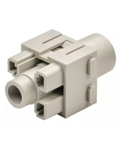 Han-Modular, moduł Han 200A, żeński, 1-pin, 200A 1000V, zaciski osiowe śrubowe, 25-40 mm2  (Han 1 Mod-f-ax 200A 25-40qmm...