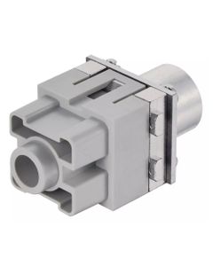 Han-Modular, moduł Han 300A PE, żeński, 1 x PE, 300A, zaciski osiowe śrubowe, 95-120 mm2  (Han 300A PE axial module, 95-...