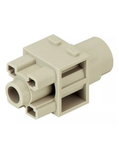 Han-Modular, moduł Han 200 A, żeński, 1-pin, 200A 1000V, do pinów zaciskanych, 25-70 mm2  (Han 200A crimp module, female...
