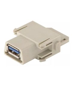 Han-Modular, moduł Han USB, żeński, 8-pin + ekran, 1A 50V, do patchcable USB, USB 3.0  (Han USB 3.0 module)