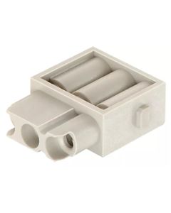 Han-Modular, moduł Han C, żeński, 3-pin, 40A 690V, do pinów zaciskanych, 1.5-6 mm2  (Han 3 MOD BU-C 40A)
