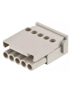 Han-Modular, moduł Han E, żeński, 5-pin, 16A 230/400V, zaciski śrubowe, 0.5-2.5 mm2  (Han E Screw module-F)
