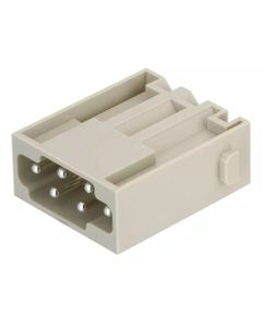 Han-Modular, moduł Han E, męski, 6-pin, 16A 500V, zaciski Quick Lock, 0.5-2.5 mm2  (Han E Quick-Lock module, male)