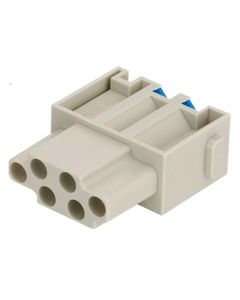 Han-Modular, moduł Han E, żeński, 6-pin, 16A 500V, zaciski Quick Lock, 0.5-2.5 mm2  (Han E Quick-Lock module, female)