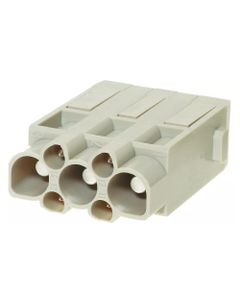 Han-Modular, moduł Han CD, męski, 7 kontaktów (3 mocy 40A i 4 sygnałowe 10A), 830V, do pinów zaciskanych, 0.14-6 mm2  (H...