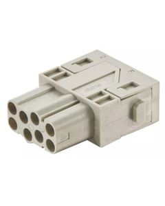 Han-Modular, moduł Han EE, żeński, 8-pin, 16A 400V, zaciski Push-in, 0.5-2.5 mm2  (Han EE Push-In module, female 0,5-2,5...
