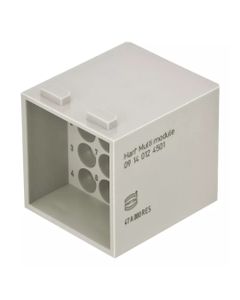 Han-Modular, moduł Han Multimodule, męski, 12 kontaktów Coax/FO, światłowód wielomodowy 1mm  (Han 12 Mod sti-c Koax)...