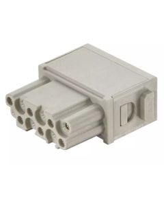 Han-Modular, moduł Han DD, żeński, 12-pin, 10A 250V, zaciski Push-in, 0.14-1.5 mm2  (Han DD Push-In module, fem. 0,14-1,...