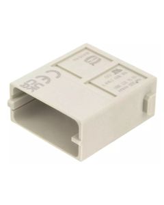 Han-Modular, moduł Han DDD, męski, 17-pin, 10A 150V, do pinów zaciskanych, 0.14-2.5 mm2  (Han 17 Mod Sti-c 10A)