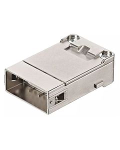 Han-Modular, moduł Han Shielded, męski, 20-pin + ekran, 4A 32V, do pinów zaciskanych D-Sub, 0.09-0.52 mm2  (Han shielded...