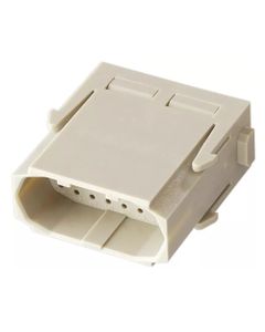 Han-Modular, moduł Han D-sub, męski, 25-pin, 4A 50V, do pinów zaciskanych, 0.08-0.52 mm2  (Han 25 Mod sti-dsub)