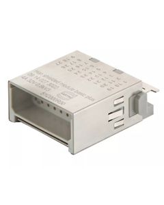 Han-Modular, moduł Han Shielded, męski, 27-pin + ekran, 4A 32V, do pinów zaciskanych D-Sub, 0.09-0.52 mm2  (Han shielded...
