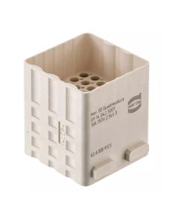 Han-Modular, moduł Han DD Quad, męski, 42-pin, 10A 150V, do pinów zaciskanych, 0.14-2.5 mm2  (Han DD Quad module male)...