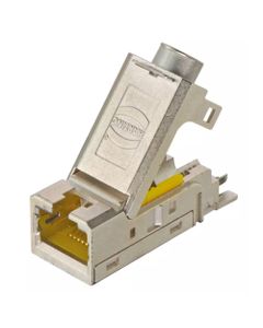 Han-Modular RJ45, wkład żeński Han RJ45 kabel jack, 8-pin, kat.6A, 10 Gbit/s, przyłącze IDC (Han-Mod RJ45 IDC cable jack...