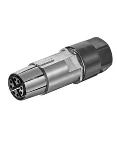 Han-Modular, wkład Han M12 X-kodowany, żeński, 10 Gbit/s (kat. 6A), 8-pin + ekran, 0.5A 32V, przyłączenie zaciskane, 0.0...