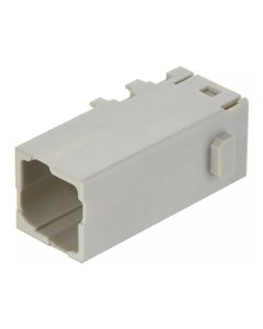 Han-Modular, moduł Domino Han EE Cube, męski, 4-pin, 16A 400V, piny do zaciskania, 0.14-4 mm2, mała zatyczka (Han Domino...