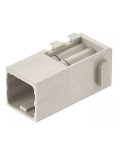 Han-Modular, moduł Domino Han DD, męski, 6-pin, 10A 250V, piny do zaciskania, 0.14-2.5 mm2, duża zatyczka (Han Domino DD...