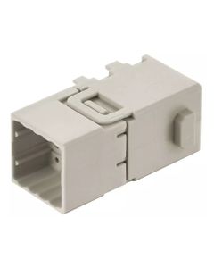 Han-Modular, moduł Domino Han HD, męski, 16-pin, 4A 32V, piny do zaciskania, 0.09-0.52 mm2, mała zatyczka (Han Domino HD...