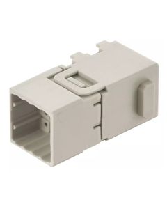 Han-Modular, moduł Domino Han HD, męski, 16-pin, 4A 32V, piny do zaciskania, 0.09-0.52 mm2, duża zatyczka (Han Domino HD...
