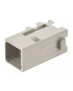 Han-Modular, moduł Han Domino M12, męski, do 1 wkładu Han M12, mała zatyczka (Han Domino M12 cube (M.1))