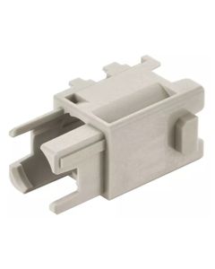 Han-Modular, moduł Han Domino M12, żeński, do 1 wkładu Han M12, mała zatyczka (Han Domino M12 cube (F.1))