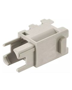 Han-Modular, moduł Han Domino M12, żeński, do 1 wkładu Han M12, duża zatyczka (Han Domino M12 cube (F.2))