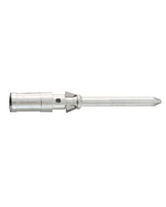 Styk zaciskany Han D, męski, 10A, na przewód 2.5mm2, stop miedzi posrebrzany, do wkładów Han D/DD/R15