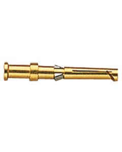 Styk zaciskany Han D, żeński, 10A, na przewód 0.14-0.37mm2, stop miedzi pozłacany HMC, do wkładów Han D/DD/R15