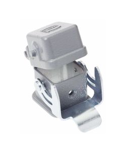 Obudowa złącza rozm. 3A, Han 3A-agg-QB-K 1., metal, przelotowa, prosta z klamrą, z metalową pokrywą i uszczelką, do wkła...