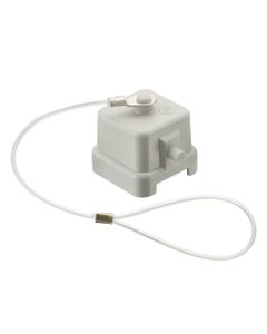 Pokrywa ochronna rozm. 3A, Han-3A, jasnoszary plastik, dla obudowy kabel-kabel, z reg. linką mocującą, do zamontowanego ...