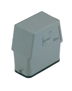 Obudowa złącza rozm. 10A, Han 10A-g, metal, pełna, bez wejść kablowych, rygiel pojedynczy, wysoka konstrukcja