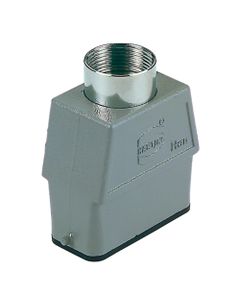 Obudowa złącza rozm. 16A, Han 16A-GG-21, metal, na kabel, prosta z klamrą, 1 x PG21 ze zintegrowana dławnicą, ryg. pojed...