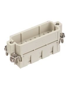 Wkład rozm. 16A, Han A męski, 16+PE, 16A 250V, do pinów zaciskanych, 0.14-4 mm2  (Han 16A-STI-C)