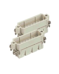 Wkład rozm. 32A, Han A męski, 16+PE (17-32), 16A 250V, do pinów zaciskanych, 0.14-4 mm2  (Han 16A-STI-C (17-32))