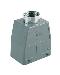 Obudowa złącza rozm. 32A, Han 32A-GG-29, metal, na kabel, prosta, wejście PG29, rygiel podwójny, wysoka konstrukcja