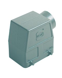 Obudowa złącza rozm. 32A, Han 32A-GS-29, metal, na kabel, kątowa, 1 x PG29, wysoka konstrukcja, bolce do klamry podwójne...