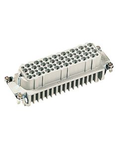 Wkład rozm. 24B, Han D żeński, 64+PE, 10A 250V, do pinów zaciskanych, 0.14-2.5 mm2  (Han-D64F-C)