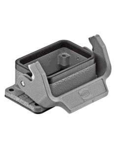 Obudowa złącza rozm. 6B, Han 6B-AGG-LB, przelotowa, prosta, z klamrą, rygiel pojedynczy, niska konstrukcja