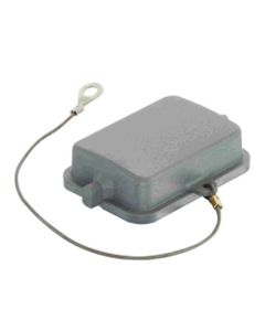 Pokrywa ochronna rozm. 6B, Han 6B-CP f. HBM/HSM w. cord V2A, tworzywo termoplast., dla obudowy gniazd przelotowych i cok...