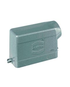 Obudowa złącza rozm. 10B, Han 10B-gs-R-16, na kabel, kątowa, 1 x PG16, rygiel pojedynczy, niska konstrukcja